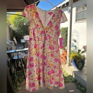 Betsey Johnson flowered dress. Size 12